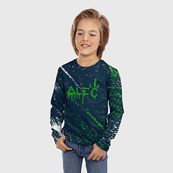 Лонгслив детский Alec monopoly - Краска, цвет: 3D-принт — фото 2