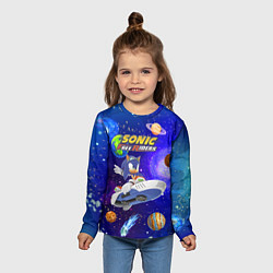 Лонгслив детский Sonic Free Riders - Hedgehog - Racer, цвет: 3D-принт — фото 2