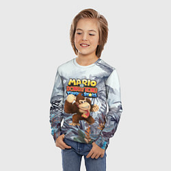 Лонгслив детский Mario Donkey Kong - Nintendo - Gorilla, цвет: 3D-принт — фото 2