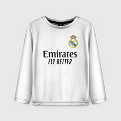Лонгслив детский Бензема Реал Мадрид форма 20222023, цвет: 3D-принт