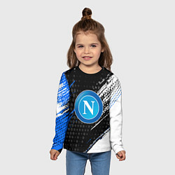 Лонгслив детский Napoli Краска, цвет: 3D-принт — фото 2