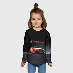 Лонгслив детский Audi sport - racing team, цвет: 3D-принт — фото 2