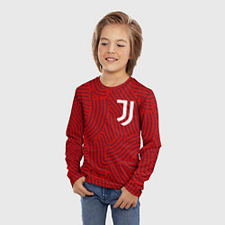 Лонгслив детский Juventus отпечатки, цвет: 3D-принт — фото 2