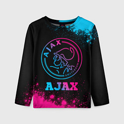 Детский лонгслив Ajax - neon gradient