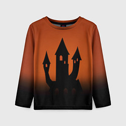 Детский лонгслив Halloween - замок ведьм