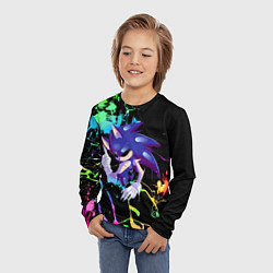 Лонгслив детский Sonic Exe - Hedgehog - video game, цвет: 3D-принт — фото 2