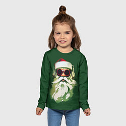 Лонгслив детский Добрый Санта, цвет: 3D-принт — фото 2