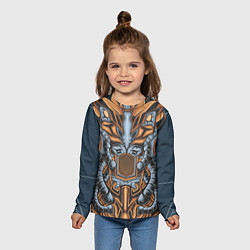 Лонгслив детский Меха-робот, цвет: 3D-принт — фото 2