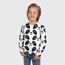 Лонгслив детский Panda bing dun dun, цвет: 3D-принт — фото 2