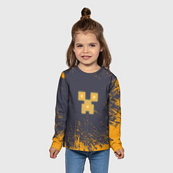 Лонгслив детский Поп ит крипер, цвет: 3D-принт — фото 2