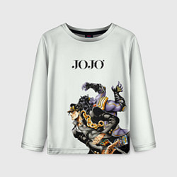 Лонгслив детский Стенд Джотаро Куджо Star Platinum, цвет: 3D-принт