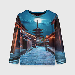 Лонгслив детский Пагода ясака, цвет: 3D-принт