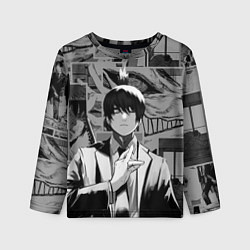 Лонгслив детский Аки Хаякава - страницы манги, цвет: 3D-принт