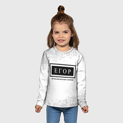 Лонгслив детский Егор: ограниченная серия, цвет: 3D-принт — фото 2