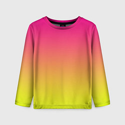 Детский лонгслив Фиолетово-желтый градиент