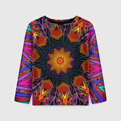 Детский лонгслив Орнамент яркий Мандала