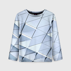 Лонгслив детский Metalic triangle stiil, цвет: 3D-принт