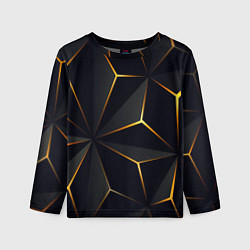 Лонгслив детский Hexagon Line Smart, цвет: 3D-принт