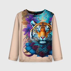 Лонгслив детский Tiger tattoo - irezumi - art, цвет: 3D-принт