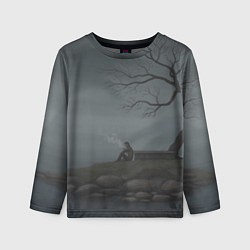 Лонгслив детский Мистический остров, цвет: 3D-принт