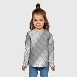 Лонгслив детский Металлическое покрытие, цвет: 3D-принт — фото 2