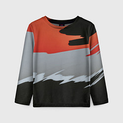 Лонгслив детский Тройной стиль цветов, цвет: 3D-принт