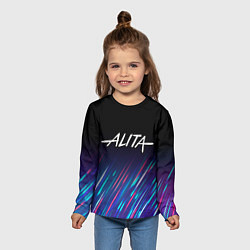 Лонгслив детский Alita stream, цвет: 3D-принт — фото 2