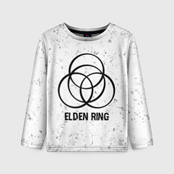 Лонгслив детский Elden Ring glitch на светлом фоне, цвет: 3D-принт