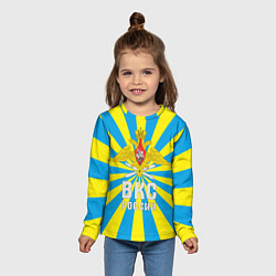 Лонгслив детский ВКС России - герб, цвет: 3D-принт — фото 2