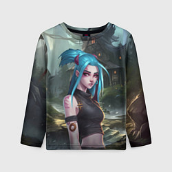 Детский лонгслив Jinx art