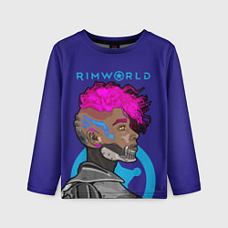 Лонгслив детский RimWorld персонаж, цвет: 3D-принт