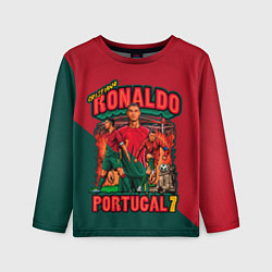 Детский лонгслив Криштиану Роналду сборная Португалии 7