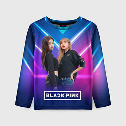 Детский лонгслив Blackpink neon