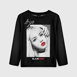 Лонгслив детский Blackpink Lisa Autograph, цвет: 3D-принт