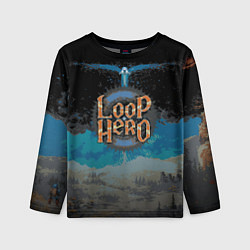 Лонгслив детский Loop Hero world, цвет: 3D-принт