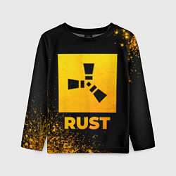 Лонгслив детский Rust - gold gradient, цвет: 3D-принт