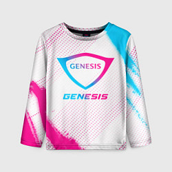 Лонгслив детский Genesis neon gradient style, цвет: 3D-принт