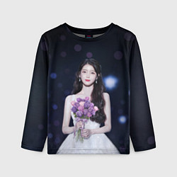 Детский лонгслив АйЮ и звёздное небо