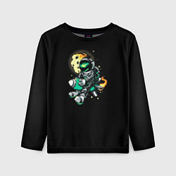 Детский лонгслив Экстремальный астронавт