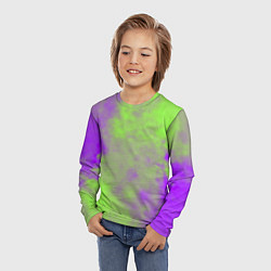 Лонгслив детский Октябрьский шум, цвет: 3D-принт — фото 2
