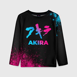 Лонгслив детский Akira - neon gradient, цвет: 3D-принт