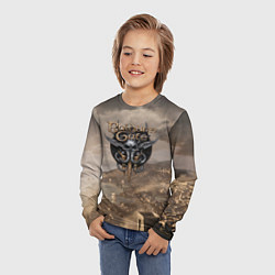 Лонгслив детский Baldurs Gate 3 Logo, цвет: 3D-принт — фото 2