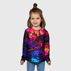 Лонгслив детский Светящаяся Земля, цвет: 3D-принт — фото 2