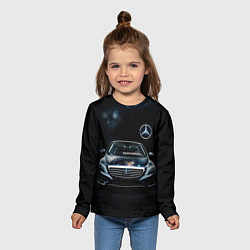 Лонгслив детский Mercedes Benz, цвет: 3D-принт — фото 2
