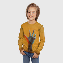 Лонгслив детский Рука зомби, цвет: 3D-принт — фото 2