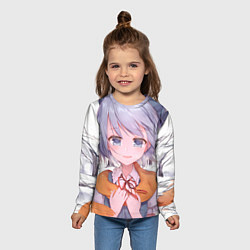 Лонгслив детский Touhou Project Cirno Тируно 9, цвет: 3D-принт — фото 2