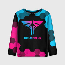 Детский лонгслив The Last Of Us - neon gradient