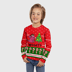 Лонгслив детский Дракон и елка, цвет: 3D-принт — фото 2