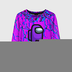 Лонгслив детский Among us storm neon, цвет: 3D-принт