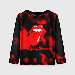 Лонгслив детский Rolling Stone rock, цвет: 3D-принт